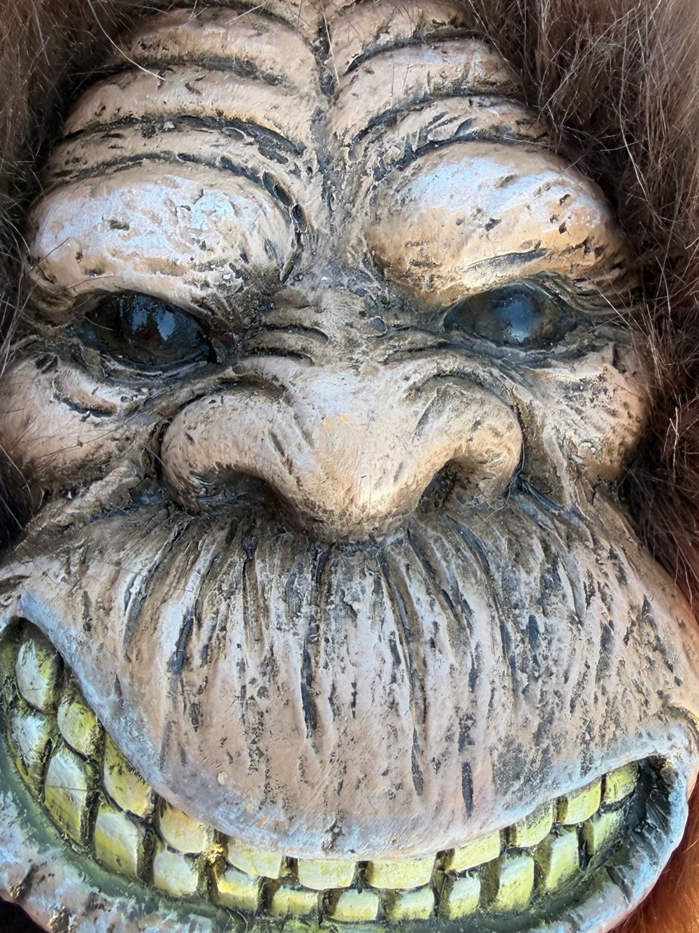 Bigfoot /Sasquatch Wall or desk Sculpture Unique